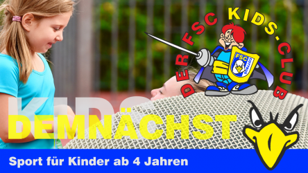 Demnächst - Der KIDS-CLUB im FSC Cottbus